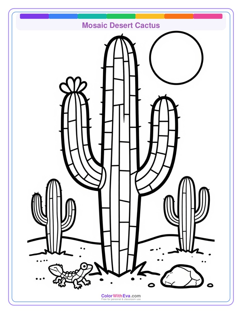 Mosaic Desert Cactus preview