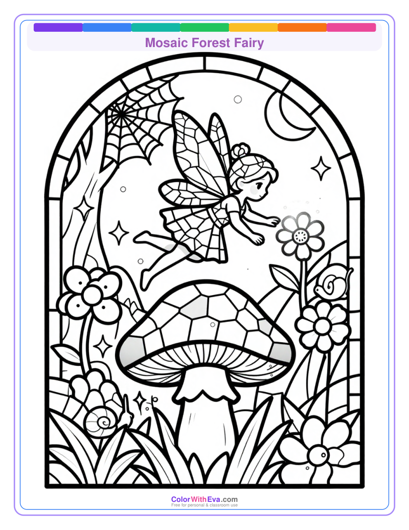 Mosaic Forest Fairy preview