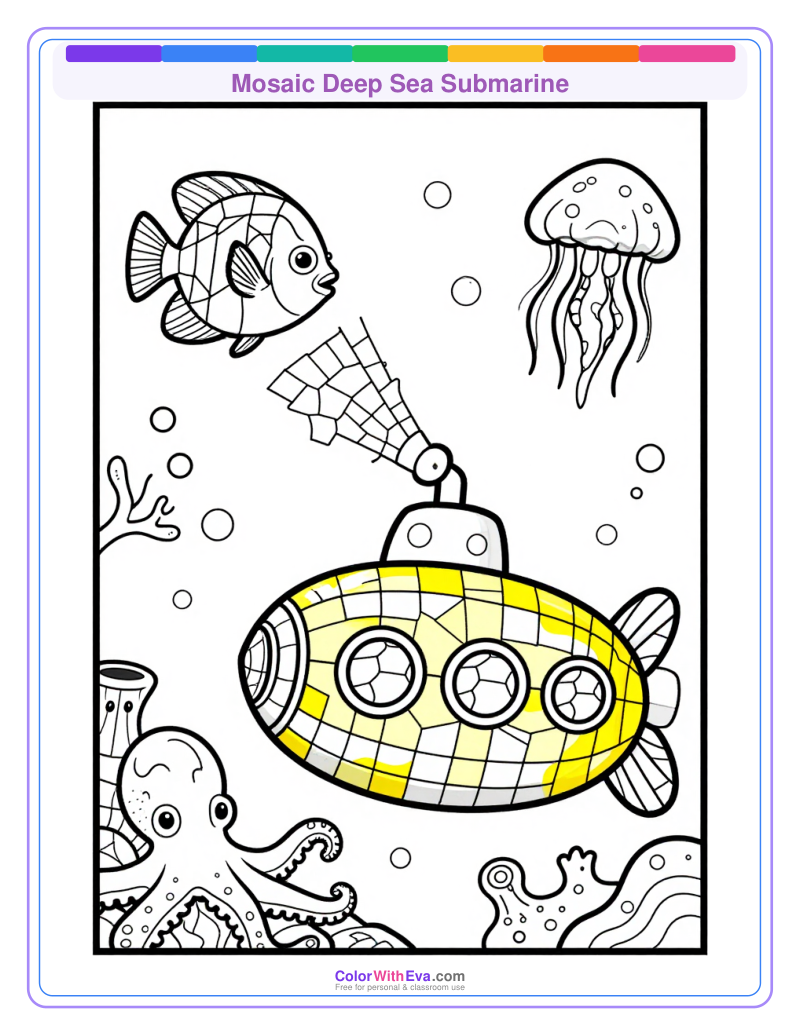 Mosaic Deep Sea Submarine preview