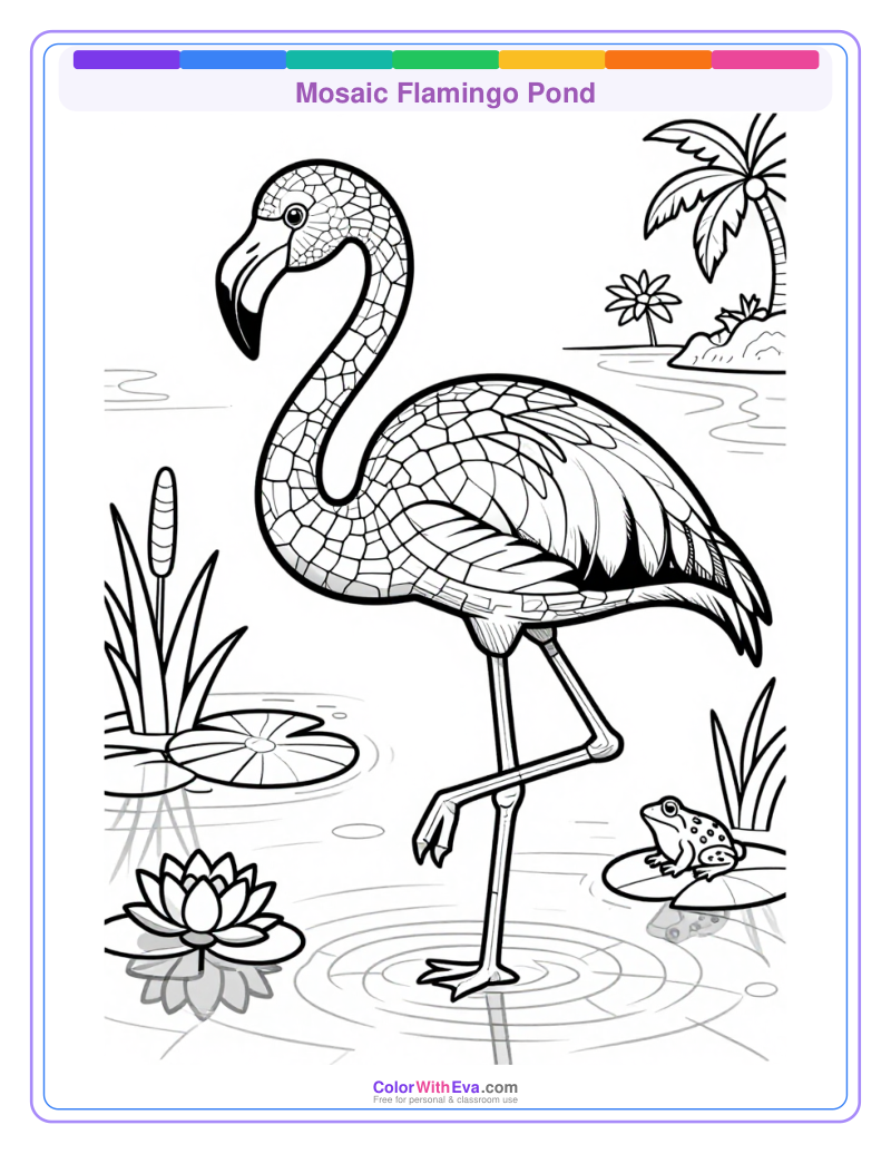 Mosaic Flamingo Pond preview