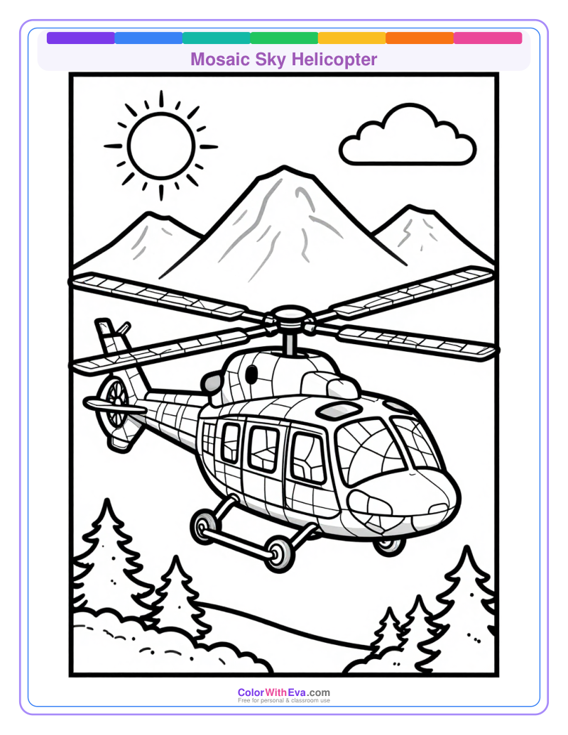 Mosaic Sky Helicopter preview