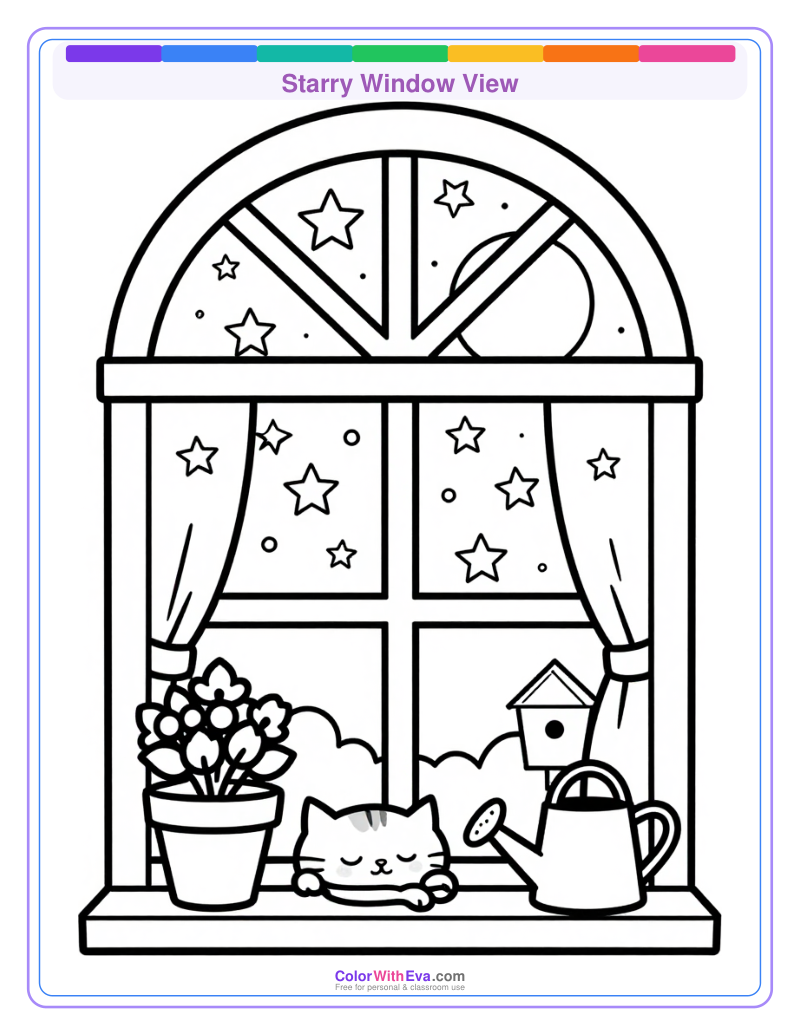 Starry Window View preview