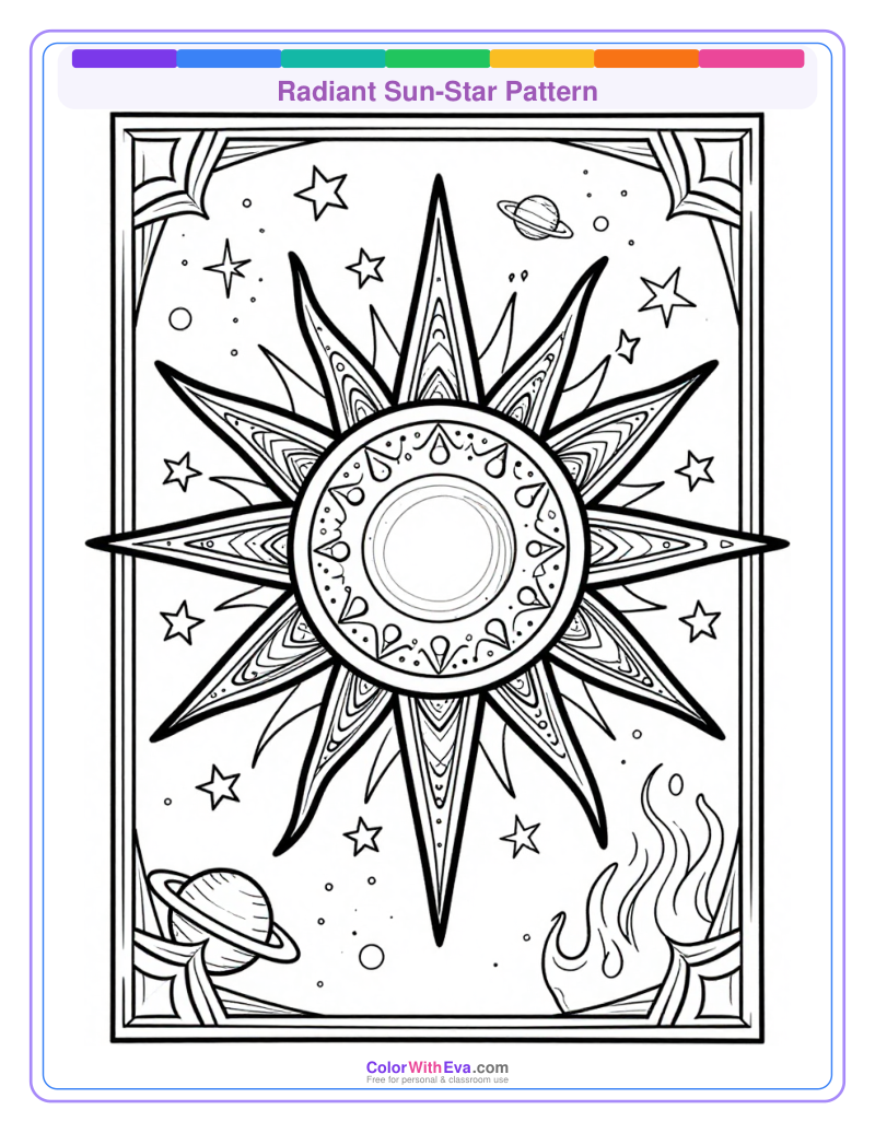 Radiant Sun-Star Pattern preview