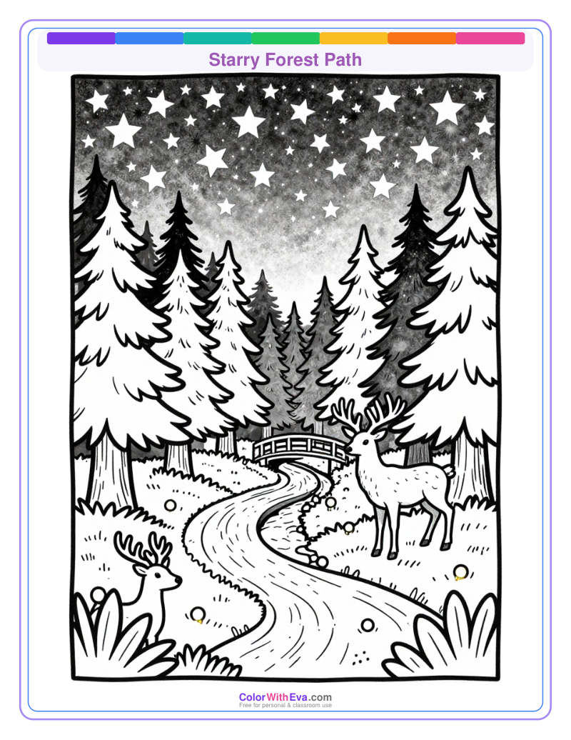 Starry Forest Path preview