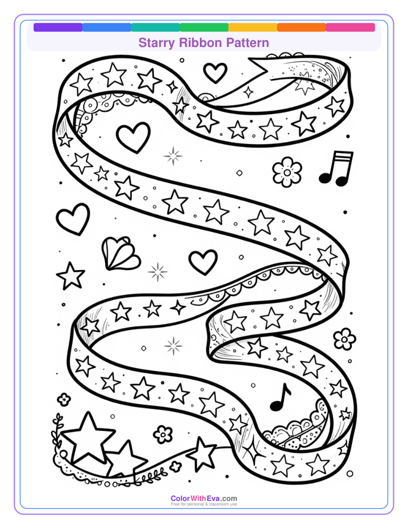 Starry Ribbon Pattern preview