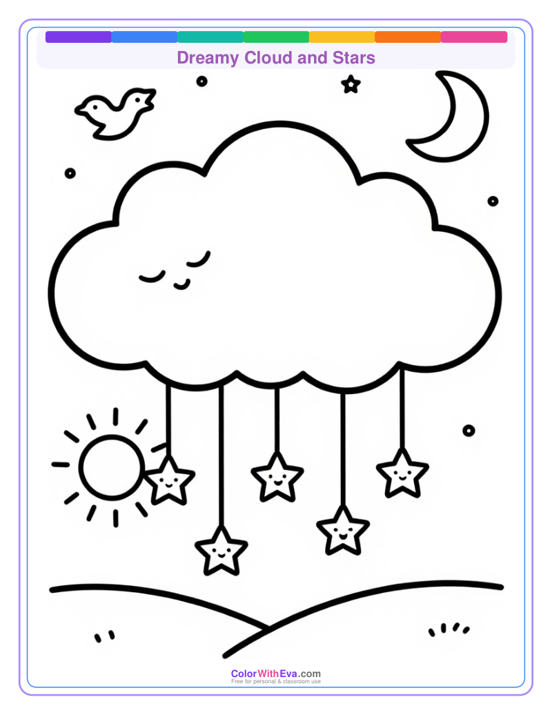 Dreamy Cloud and Stars preview