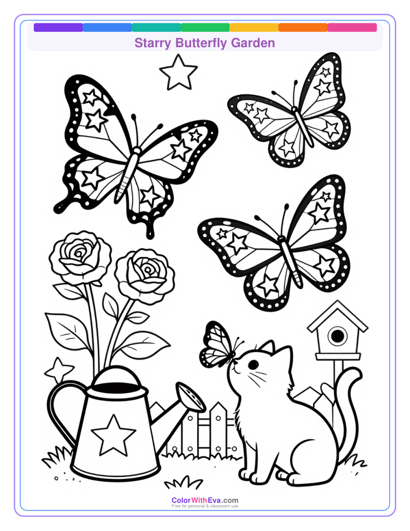 Starry Butterfly Garden preview