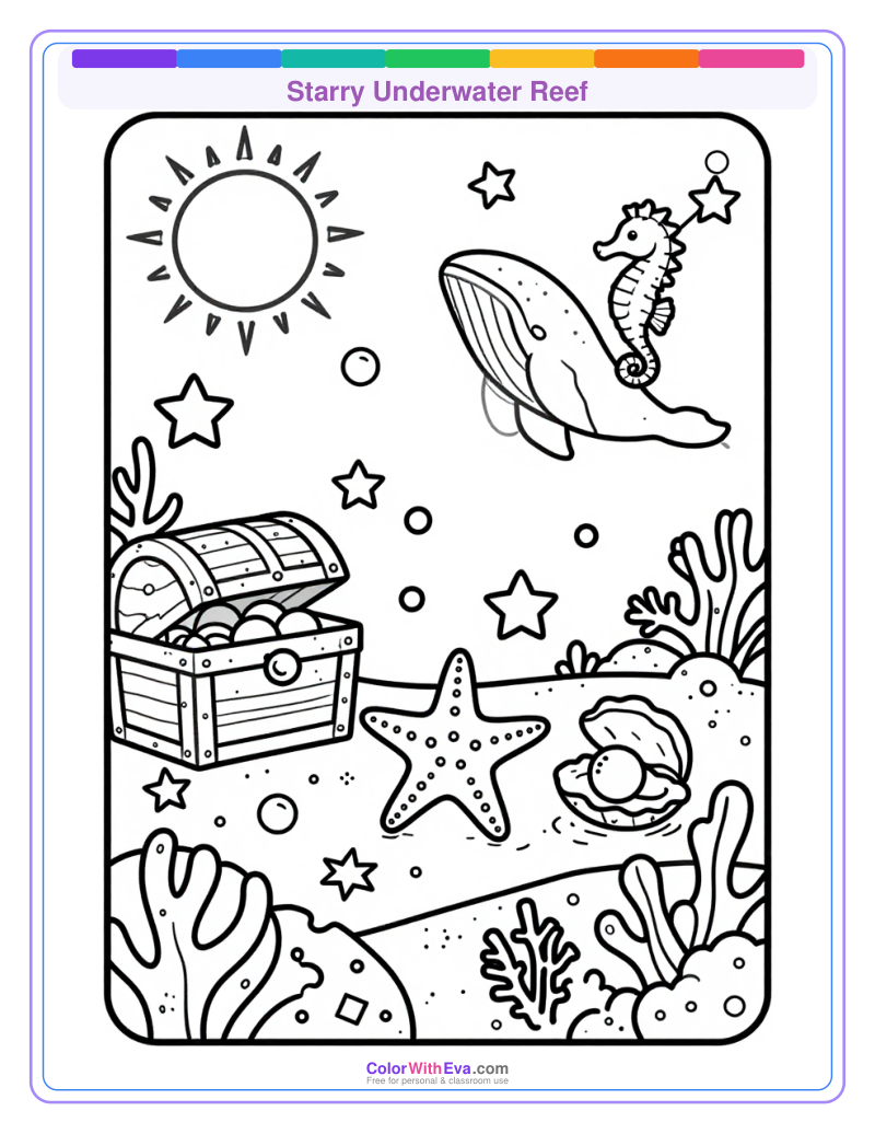 Starry Underwater Reef preview