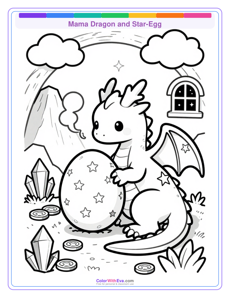 Mama Dragon and Star-Egg preview