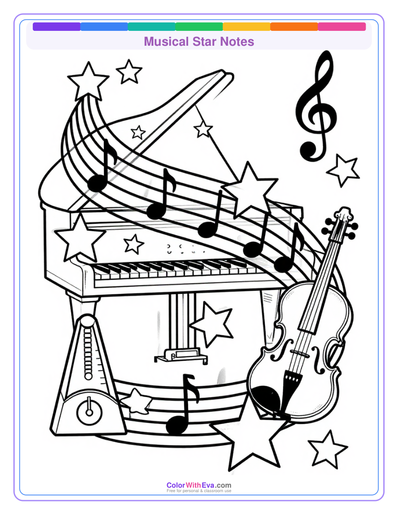 Musical Star Notes preview