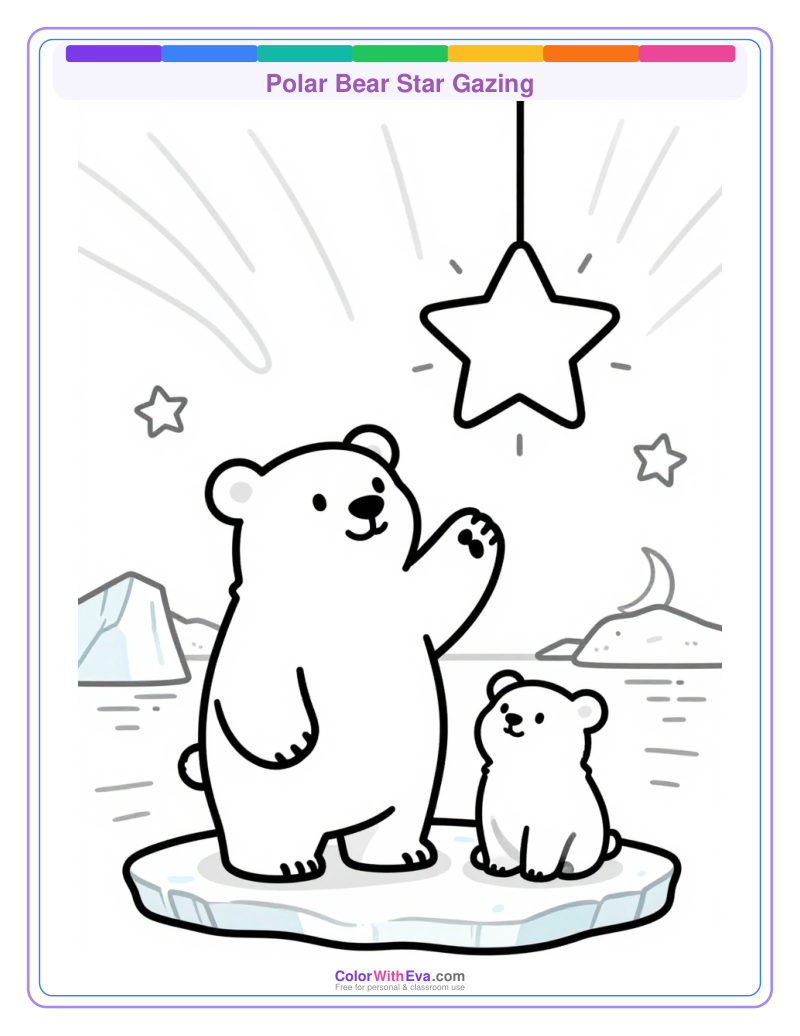Polar Bear Star Gazing preview