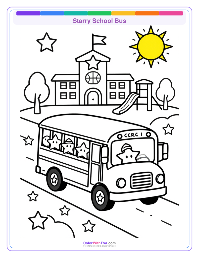Starry School Bus preview