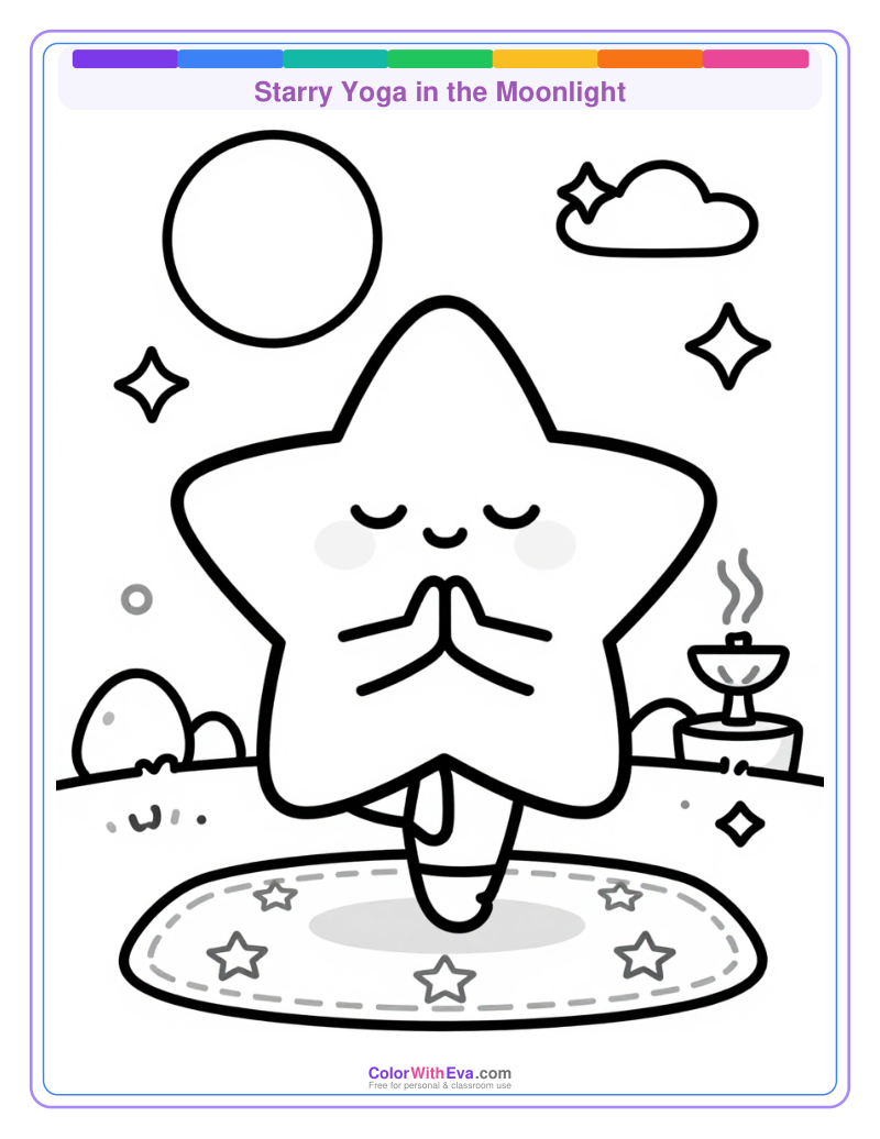 Starry Yoga in the Moonlight thumbnail