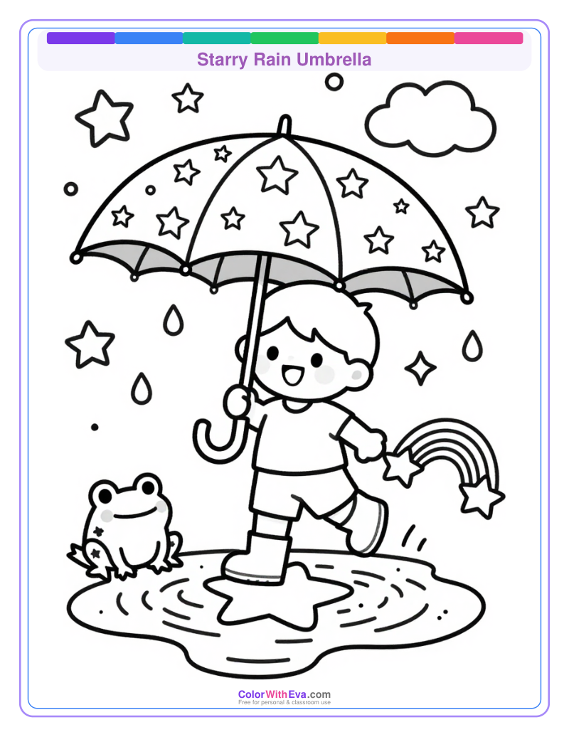 Starry Rain Umbrella preview