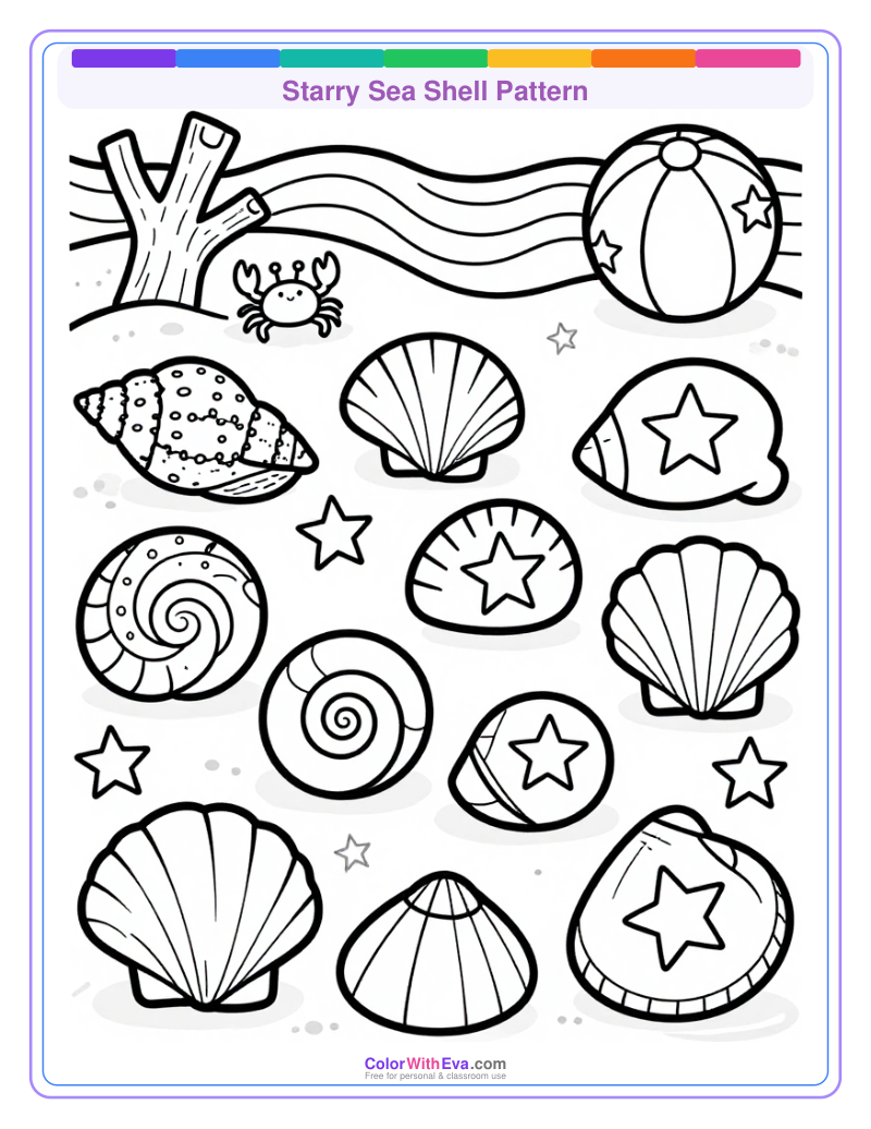 Starry Sea Shell Pattern preview