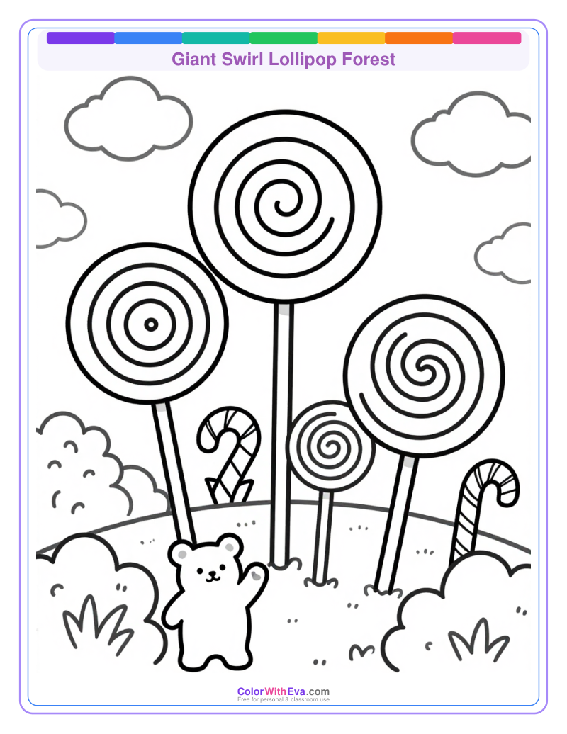 Giant Swirl Lollipop Forest preview