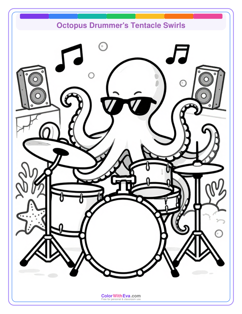Octopus Drummer's Tentacle Swirls thumbnail
