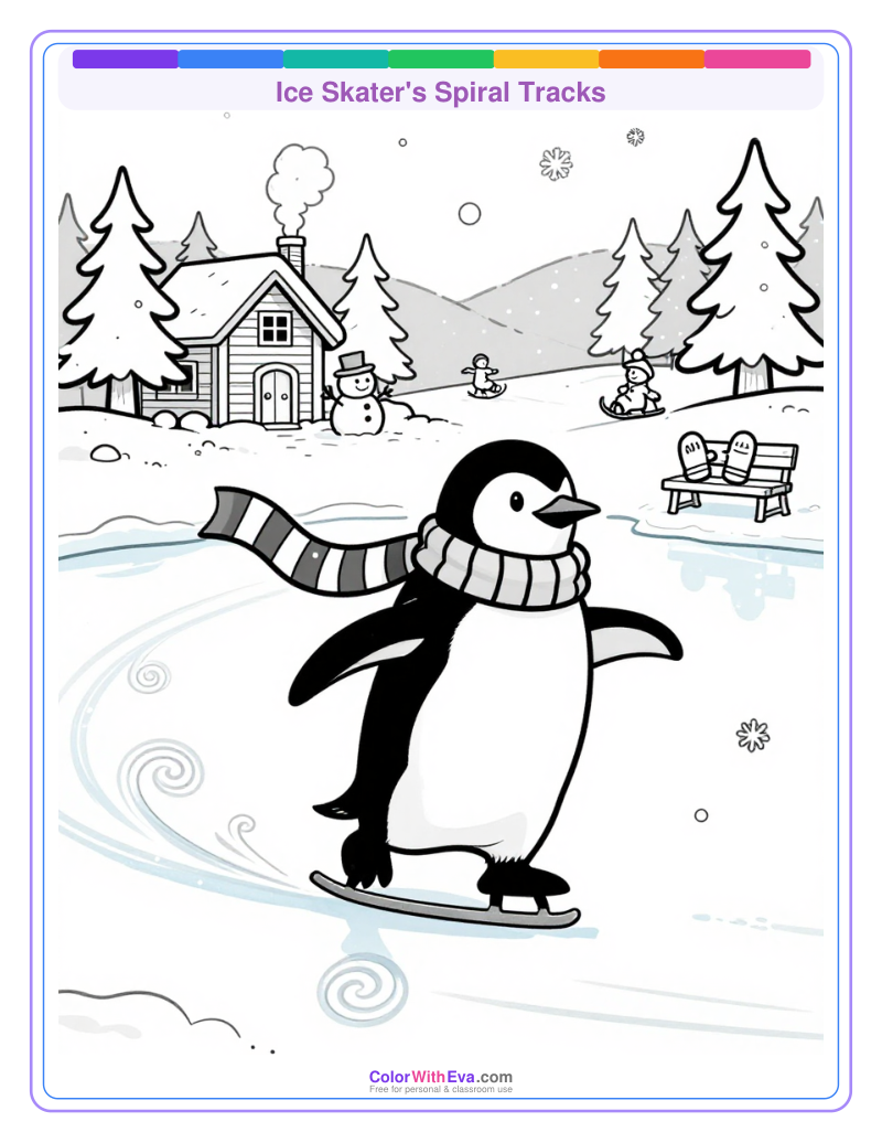 Ice Skater's Spiral Tracks thumbnail