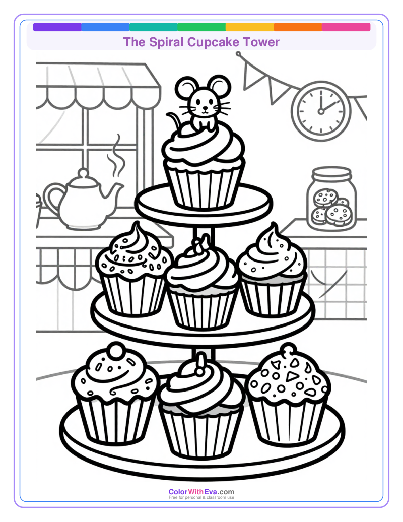 The Spiral Cupcake Tower thumbnail
