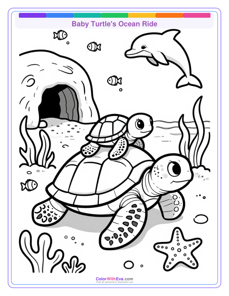 Baby Turtle's Ocean Ride thumbnail