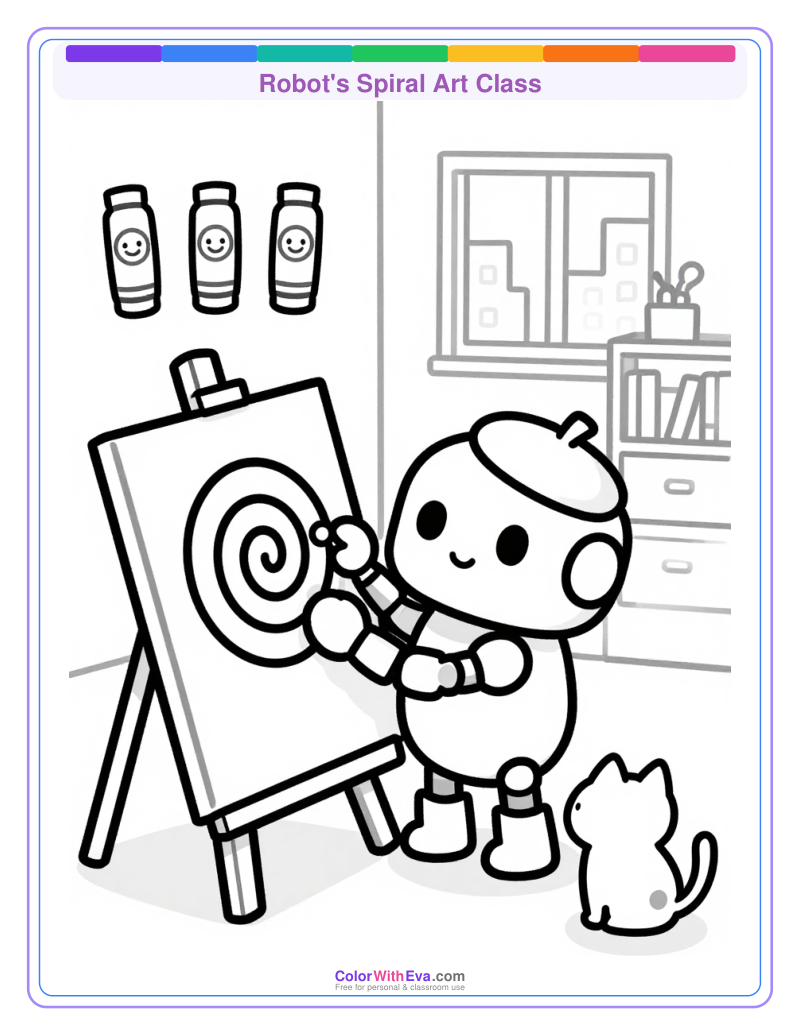 Robot's Spiral Art Class preview