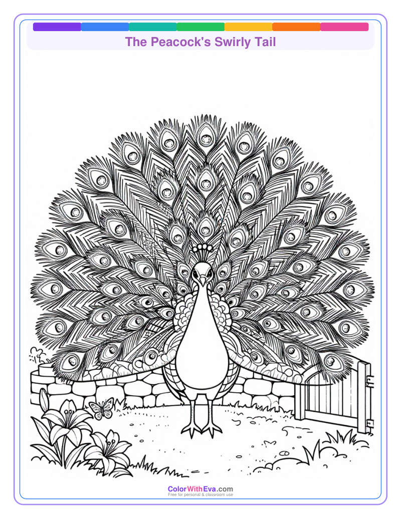 The Peacock's Swirly Tail preview