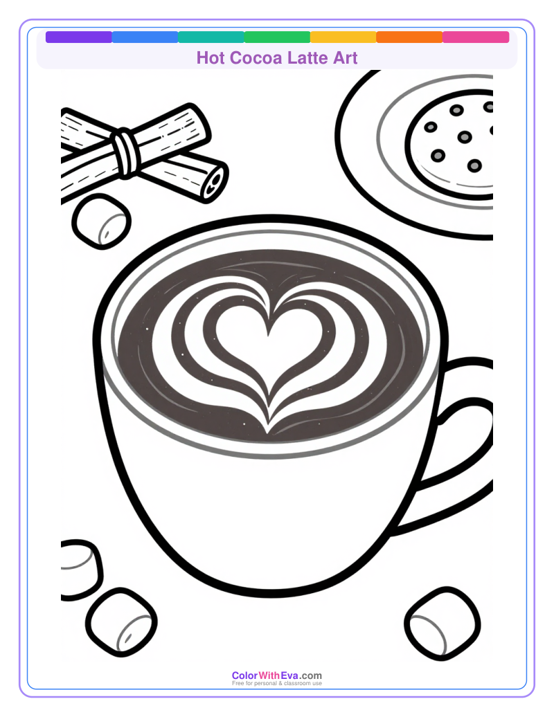 Hot Cocoa Latte Art preview