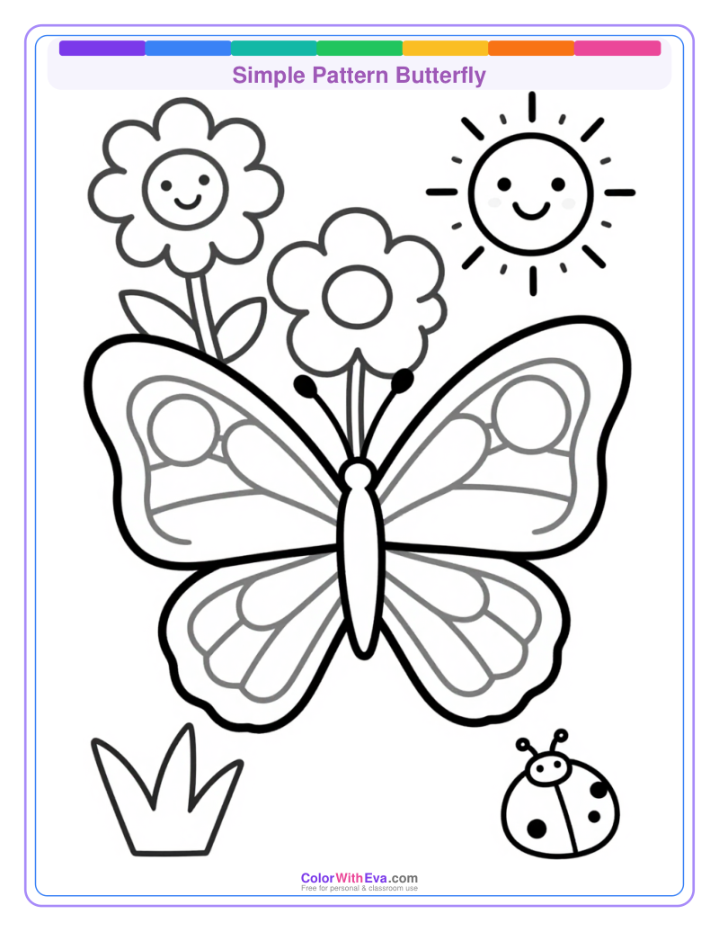 Simple Pattern Butterfly preview