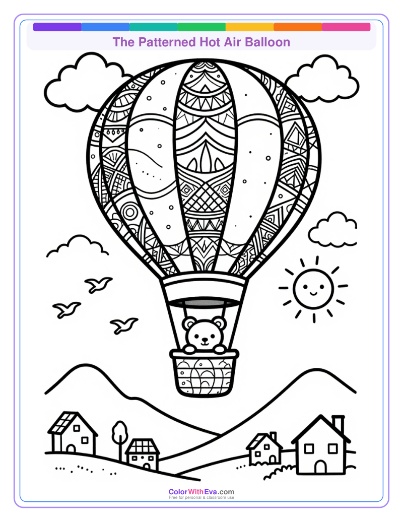 The Patterned Hot Air Balloon thumbnail