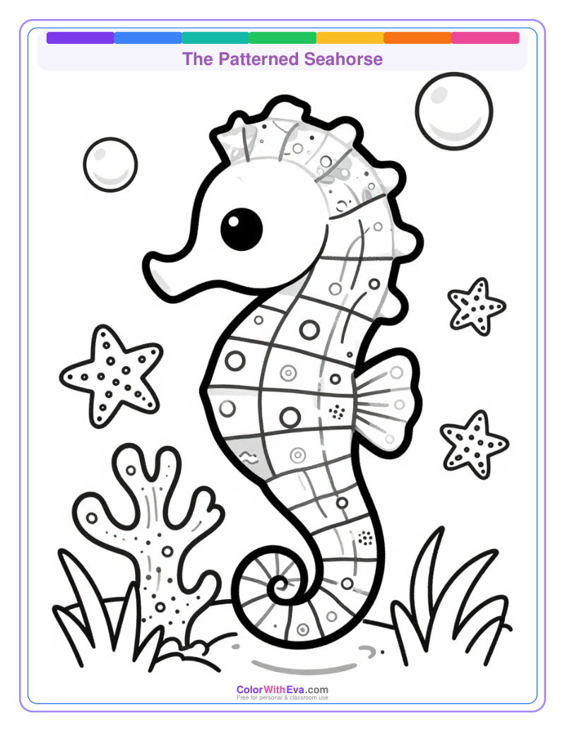 The Patterned Seahorse preview