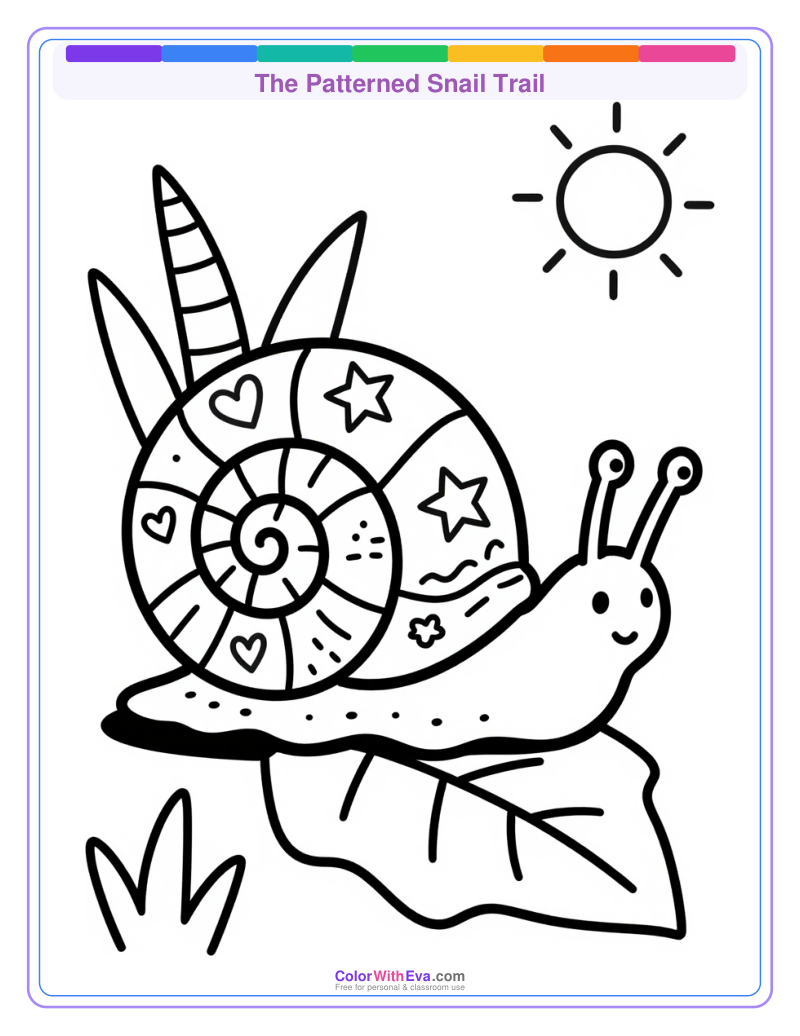 The Patterned Snail Trail preview