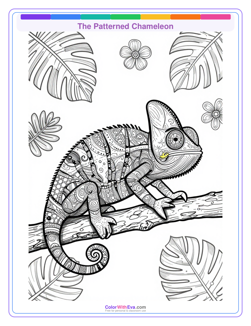 The Patterned Chameleon preview
