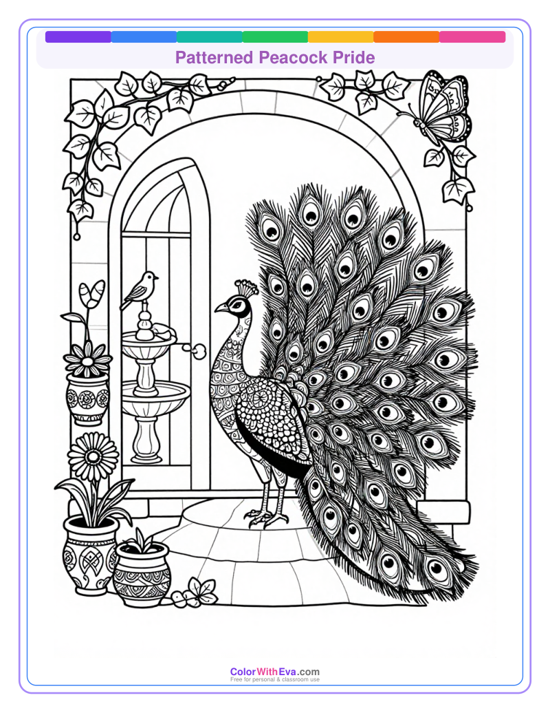 Patterned Peacock Pride thumbnail