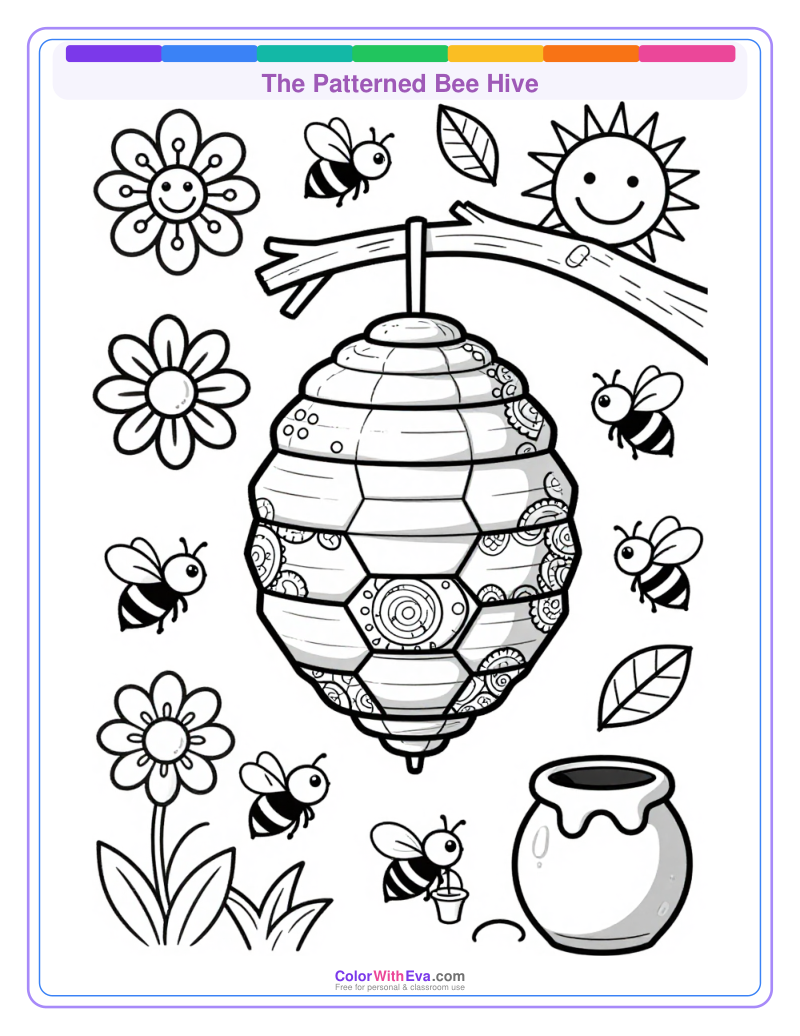 The Patterned Bee Hive thumbnail