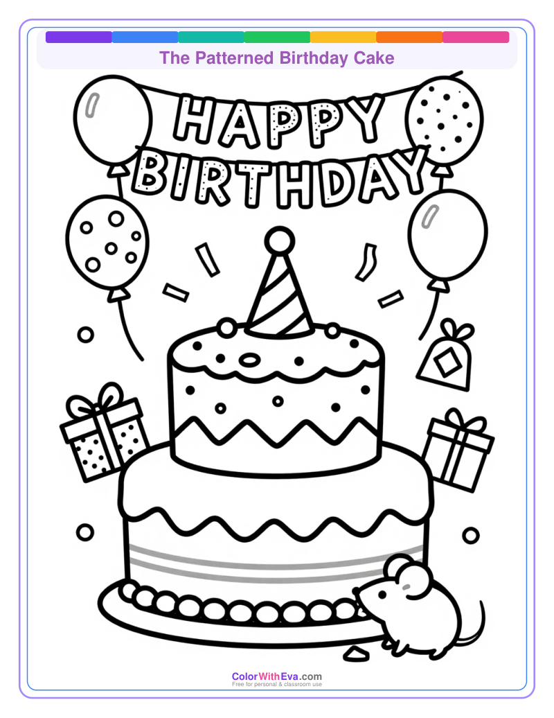 The Patterned Birthday Cake thumbnail