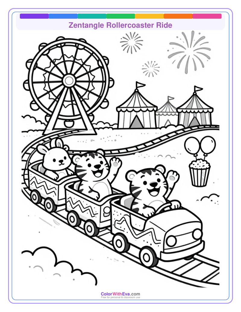 Zentangle Rollercoaster Ride thumbnail