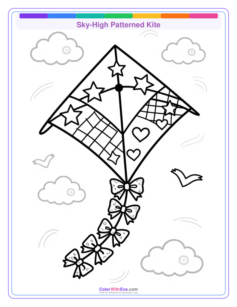 Sky-High Patterned Kite preview
