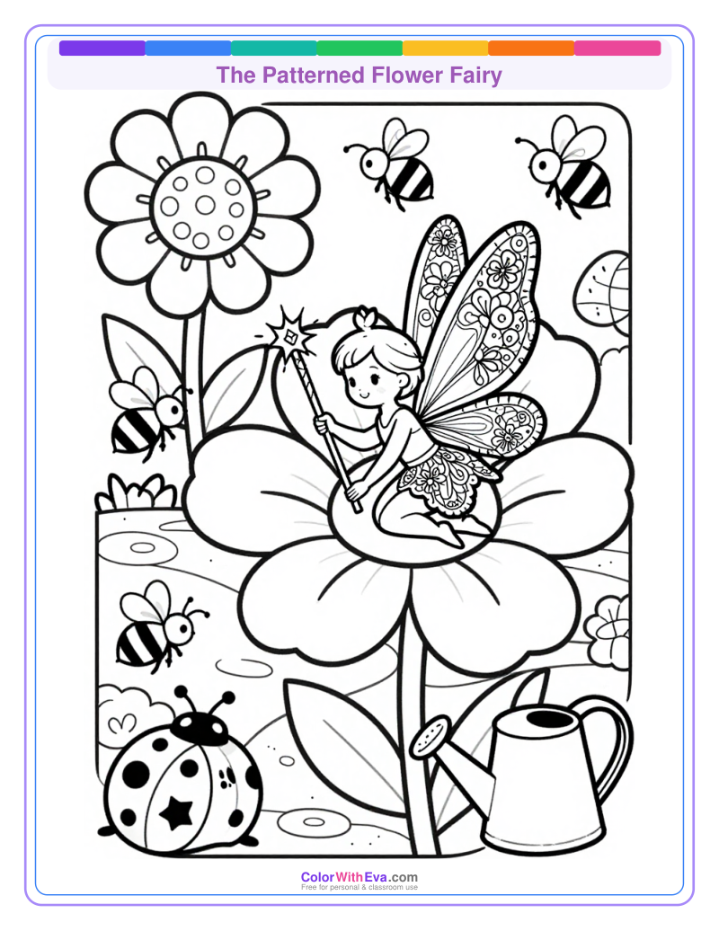 The Patterned Flower Fairy preview