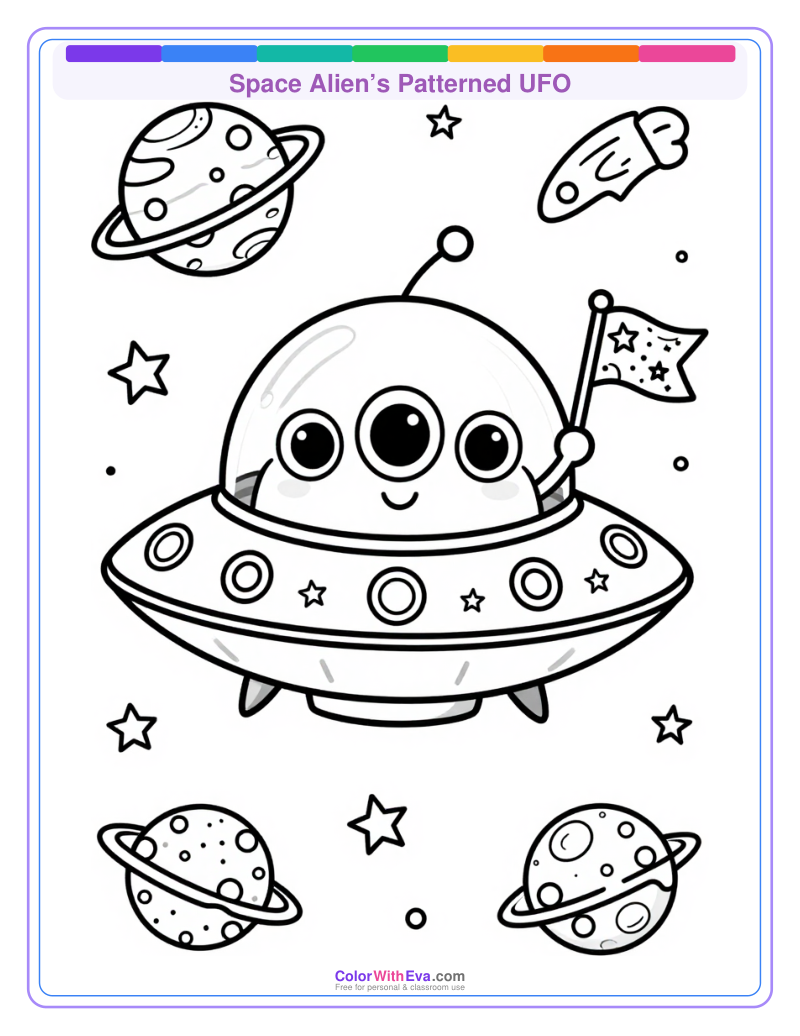 Space Alien’s Patterned UFO thumbnail