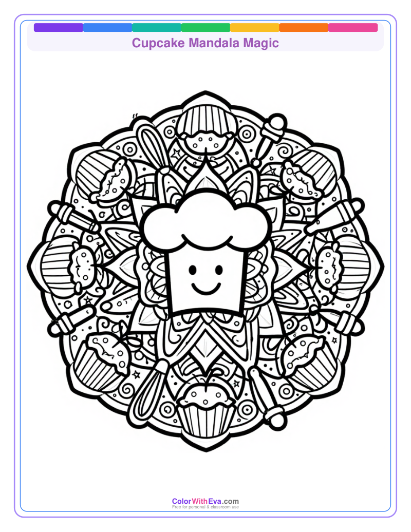 Cupcake Mandala Magic thumbnail