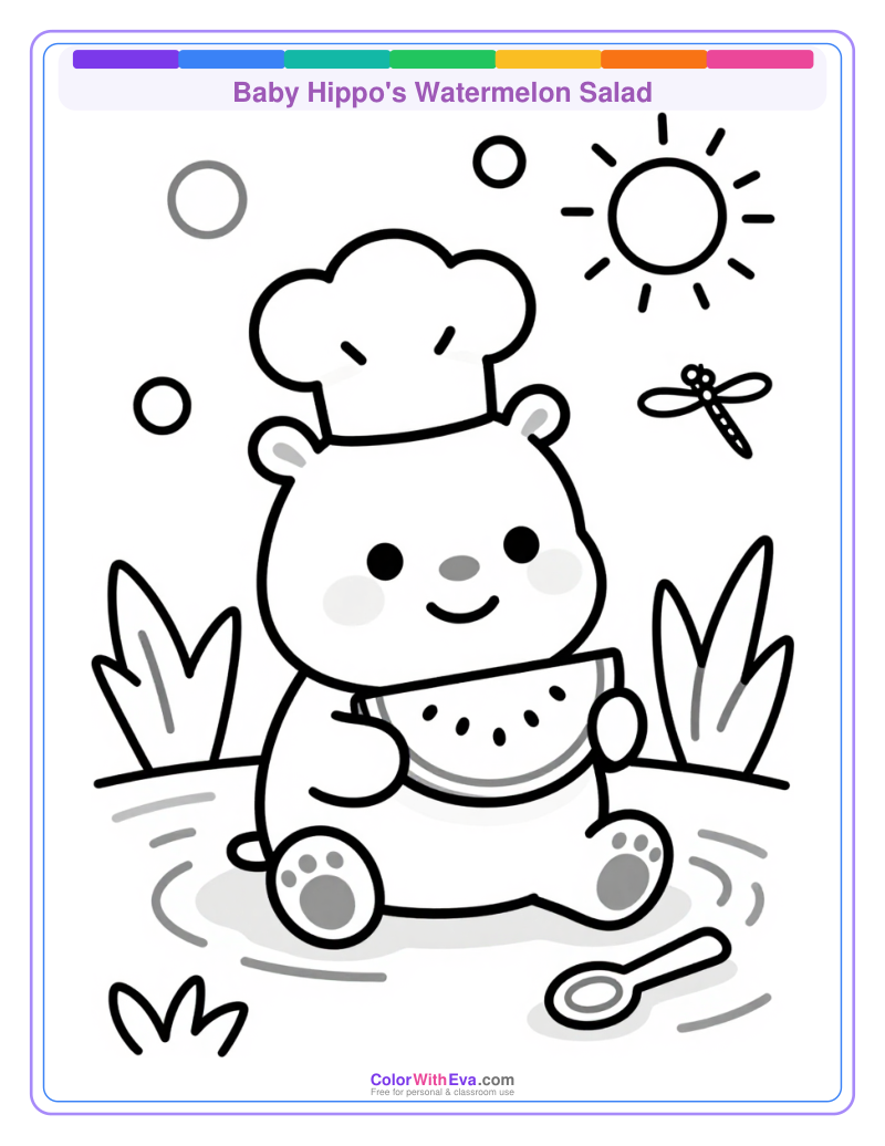 Baby Hippo's Watermelon Salad thumbnail