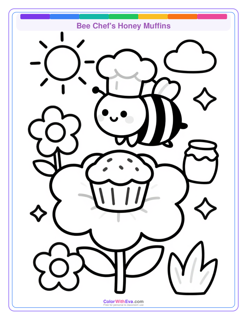 Bee Chef's Honey Muffins thumbnail