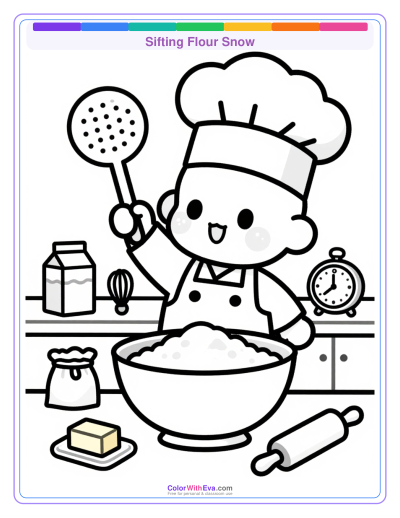 Sifting Flour Snow preview