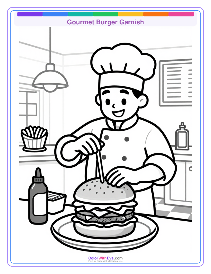 Gourmet Burger Garnish preview