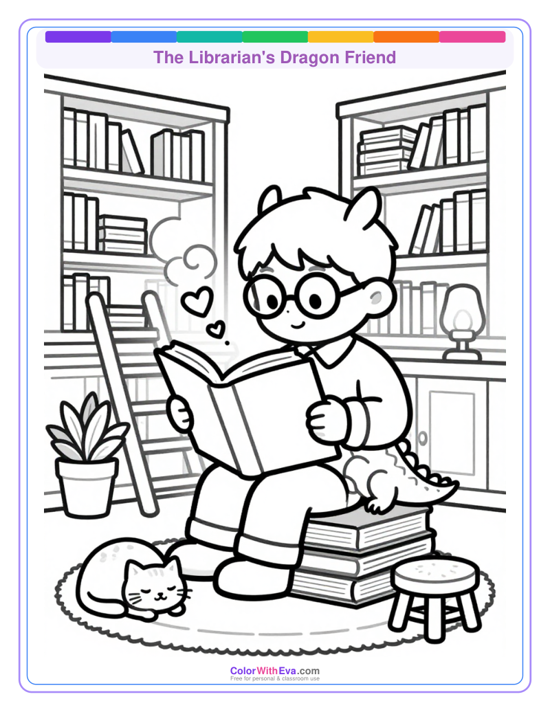 The Librarian's Dragon Friend thumbnail