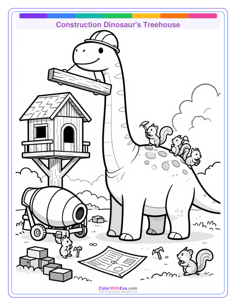 Construction Dinosaur's Treehouse thumbnail