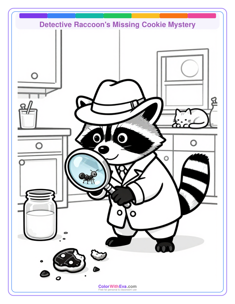 Detective Raccoon's Missing Cookie Mystery thumbnail