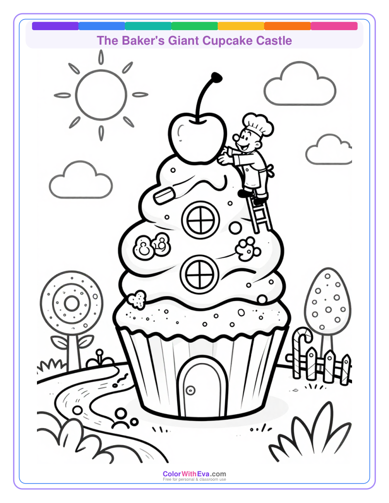 The Baker's Giant Cupcake Castle thumbnail