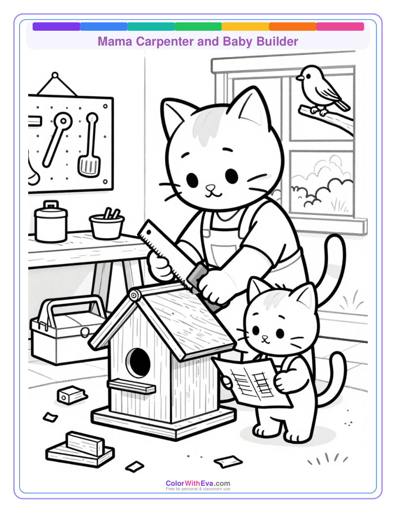 Mama Carpenter and Baby Builder thumbnail