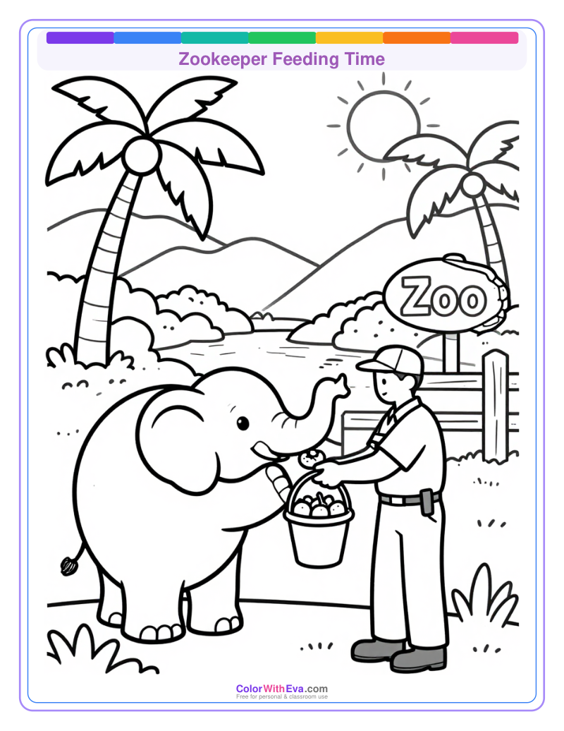 Zookeeper Feeding Time preview